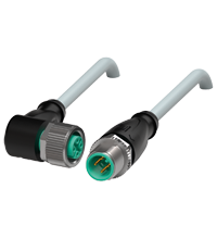 V1-W-5M-PUR-ABG-V1-G 连接缆线，带屏蔽