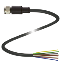 V19-G-BK10M-PUR-IEC 母头连接器