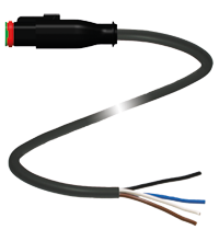 DT4S-G-BK3M-PUR-O1 母头连接器