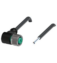 V15-W-BK10M-PUR-A 母头连接器