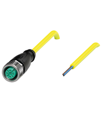 V11-G-YE10M-PVC-U 母头连接器