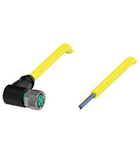 V3-WM-YE5M-PVC-U 母头连接器