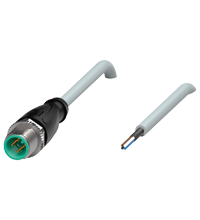 V1S-G-10M-PUR-ABG0 缆线连接器，带屏蔽
