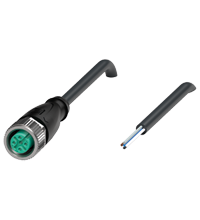 V15-G-BK1M-PUR-A 母头连接器