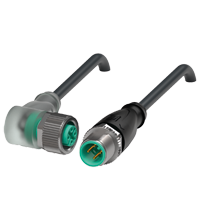 V1-W-E8-BK0,6M-PUR-U-V1-G 连接电缆