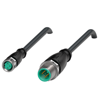 V3-GM-BK0,3M-PUR-U-V11-G 连接电缆