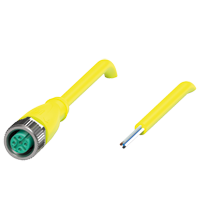 V15-G-S-YE4M-PUR-A1 母头连接器