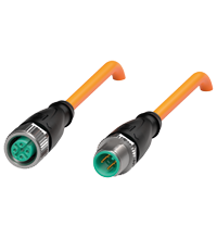 V1-G-OR1,5M-PUR-A1-V1-G 连接电缆