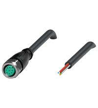 V19-GV4A-BK50M-PVC-U 母头连接器