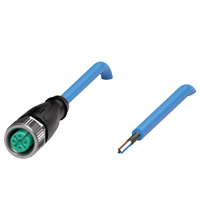 V1-G-N4-BU2,5M-PUR-N4S0 缆线连接器，NAMUR
