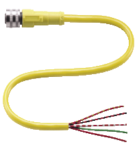 V125-G-YE5M-PVC 母头连接器