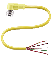 V125-W-YE5M-PVC 母头连接器