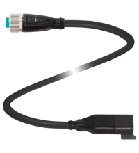 V11-G-BK0,15M-PUR-O1-DT3P-G 适配器缆线