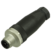 V1S-G-BK 可现场连接的公头连接器