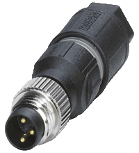V3S-GM-Q4 可现场连接的公头连接器