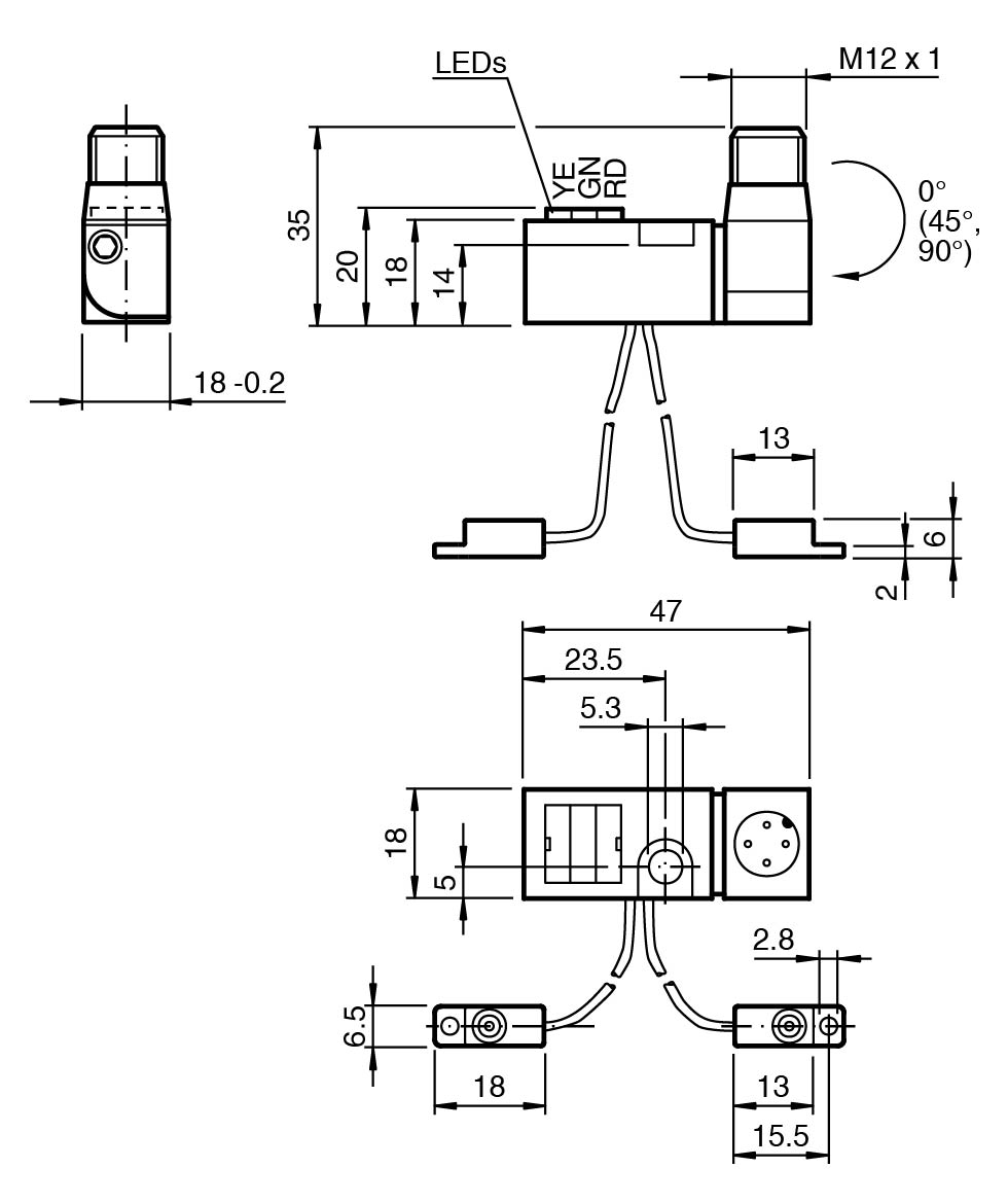 NBN2-F581-80S3-E8-V1 感应式功率辐射传感器