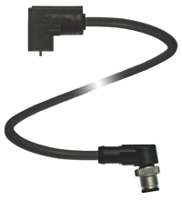 VMCI-2+P/Z2-0,3M-PVC-V1-W 阀门连接器线组
