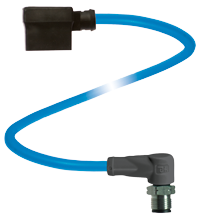 VMA-2+P-N-BU0,6M-PVC-V1-WV4A-Y 阀门连接器线组