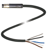 V311S-GR-BK1M-PUR-U 缆线连接器