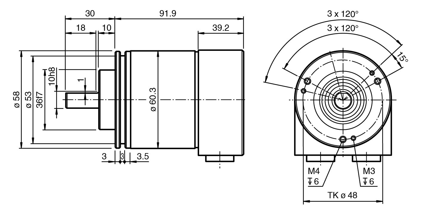 ENA58IL-S10C4E-1416B17-RH5 绝对值编码器