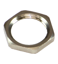 LOCKNUT M8 NICKEL BRASS 螺母