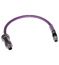 ICZ-2T/TR-0,2M-PUR ABG-V15B-G 端接缆线