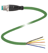 V1SD-G-GN85M-PUR-E1S 电缆连接器，以太网