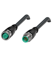 V15-G-BK1,2M-PUR-O2/CAN-V15-G 连接缆线，带屏蔽