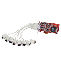 ICRPC-8RJ45-FC PCIe 多端口串行卡RocketPort® EXPRESS Octa RJ45