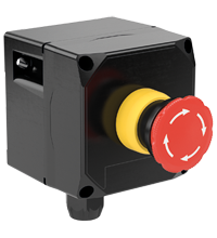 LRP1.D.E4CX.C.1 Control Unit Ex e, Polyamide, Emergency Stop Button