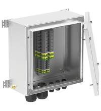 SR.T* Terminal and Junction Boxes Ex e / Ex i with Return Flange, Stainless Steel