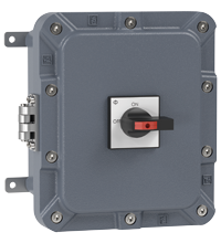 EJB4A.D.PS.DIS.063.3PN.2NO Switch Disconnector Ex d IIB 63 A 4 Pole, Aluminum Enclosure